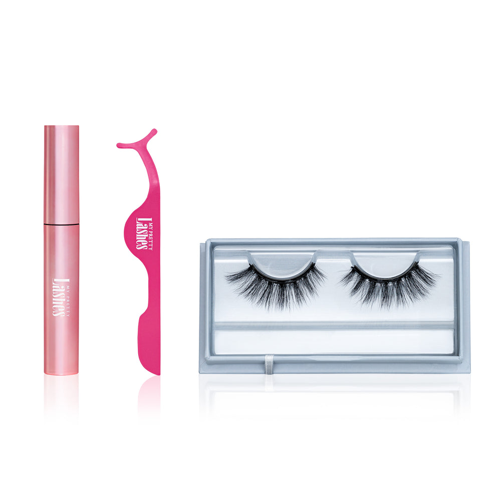 Delilah Magnetic Eyelashes And Eyeliner Mirror Kit , Magnetic Eyelashes, Eyelashes