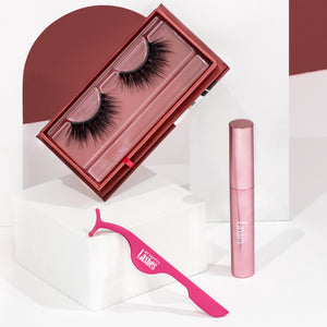 Aleena Magnetic Eyelashes And Eyeliner Mirror Kit